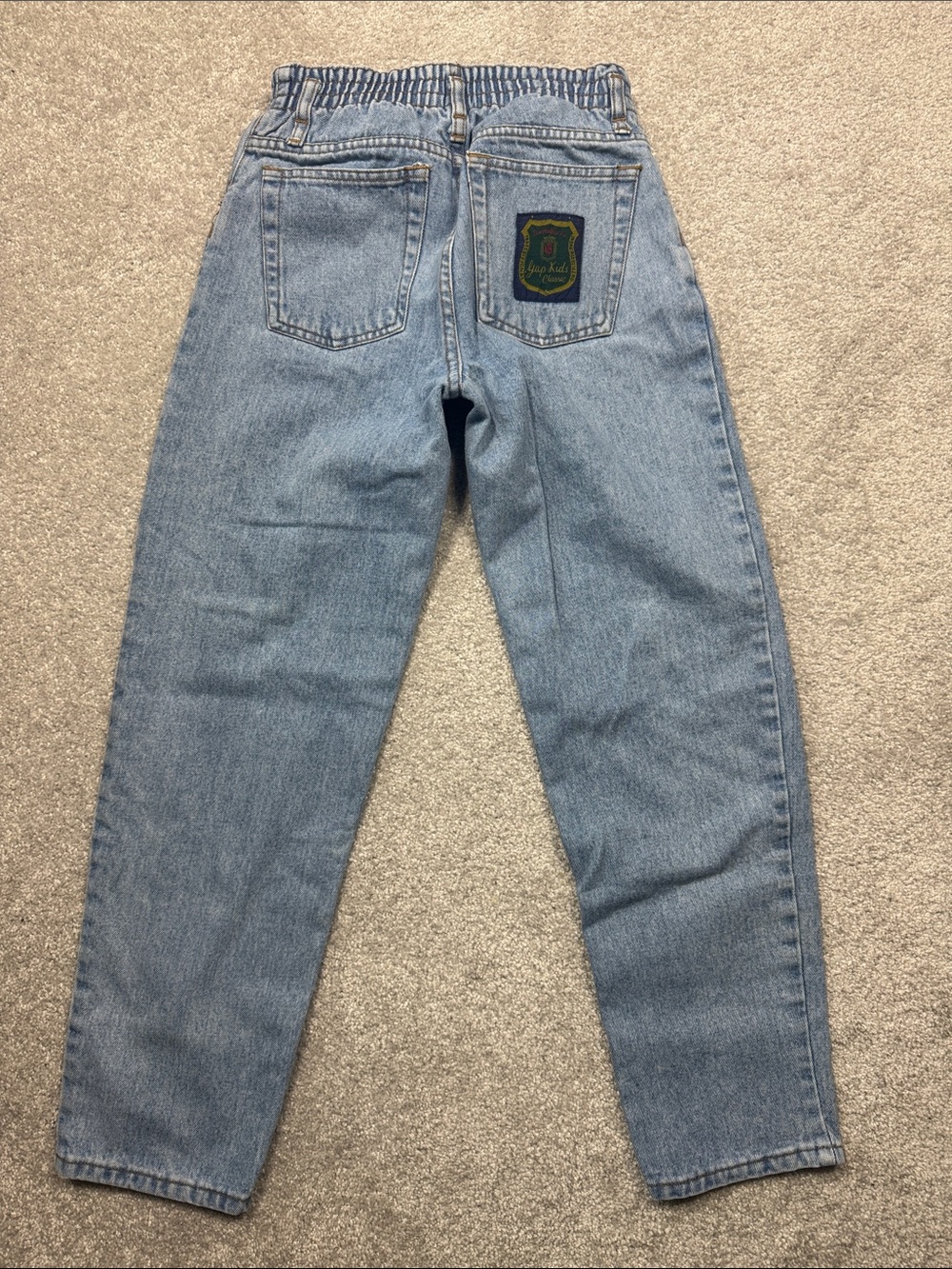 VINTAGE GAP KIDS CLASSIC JEANS BOYS SIZE 12 BACK ELASTIC WAISTBAND